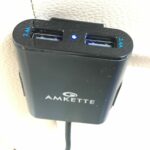 Buy online Price Amkette 4 Port Front and Back Seat 9.6A Car Charger