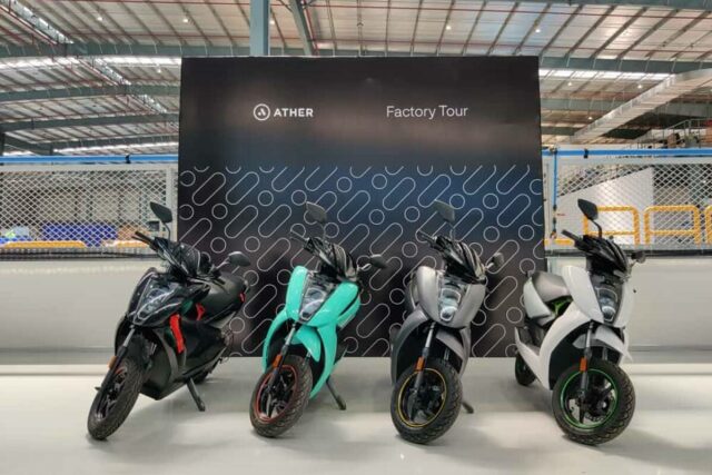 Ather is said to be working on an affordable E-Scooter
