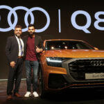Pic_Virat Kohli and Mr. Balbir Singh Dhillon, Head of Audi India with the Audi Q8