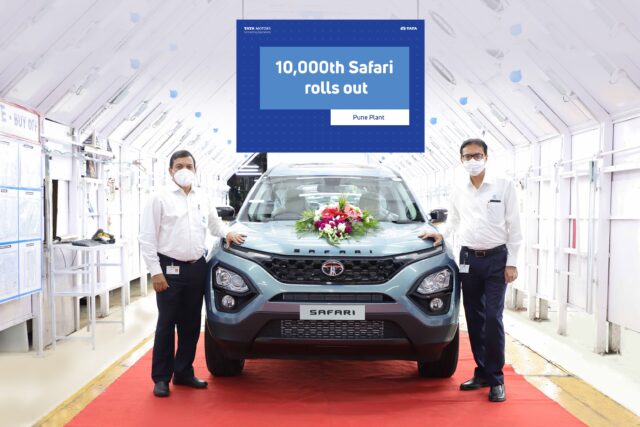 Tata Safari crosses 10,000th sale mark to make its first milestone within five months