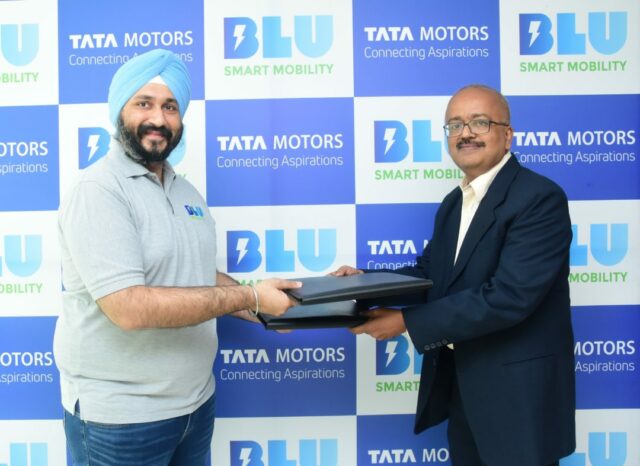 Tata Motors signs an MOU with BluSmart Mobility for expanding their all-electric fleet