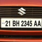 BH series number plate