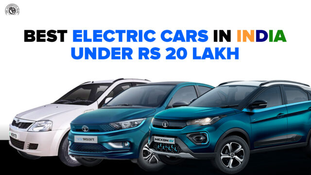 Best Electric cars in India under Rs 20 lakh